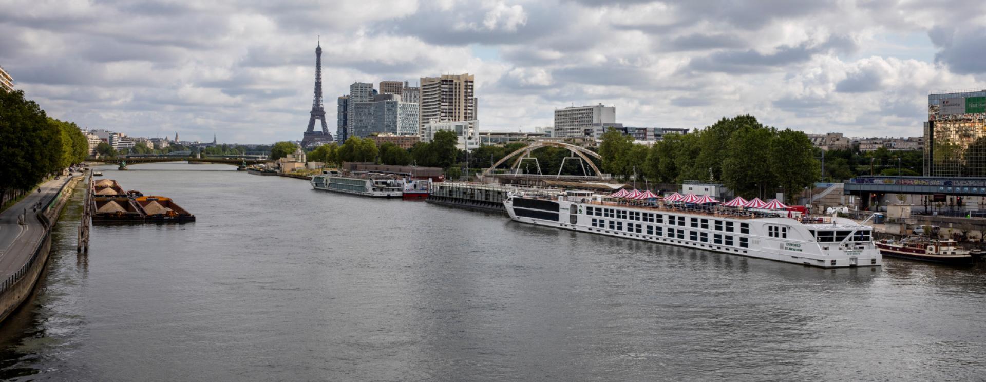 Escale fluviale du port de Javel-bas à Paris