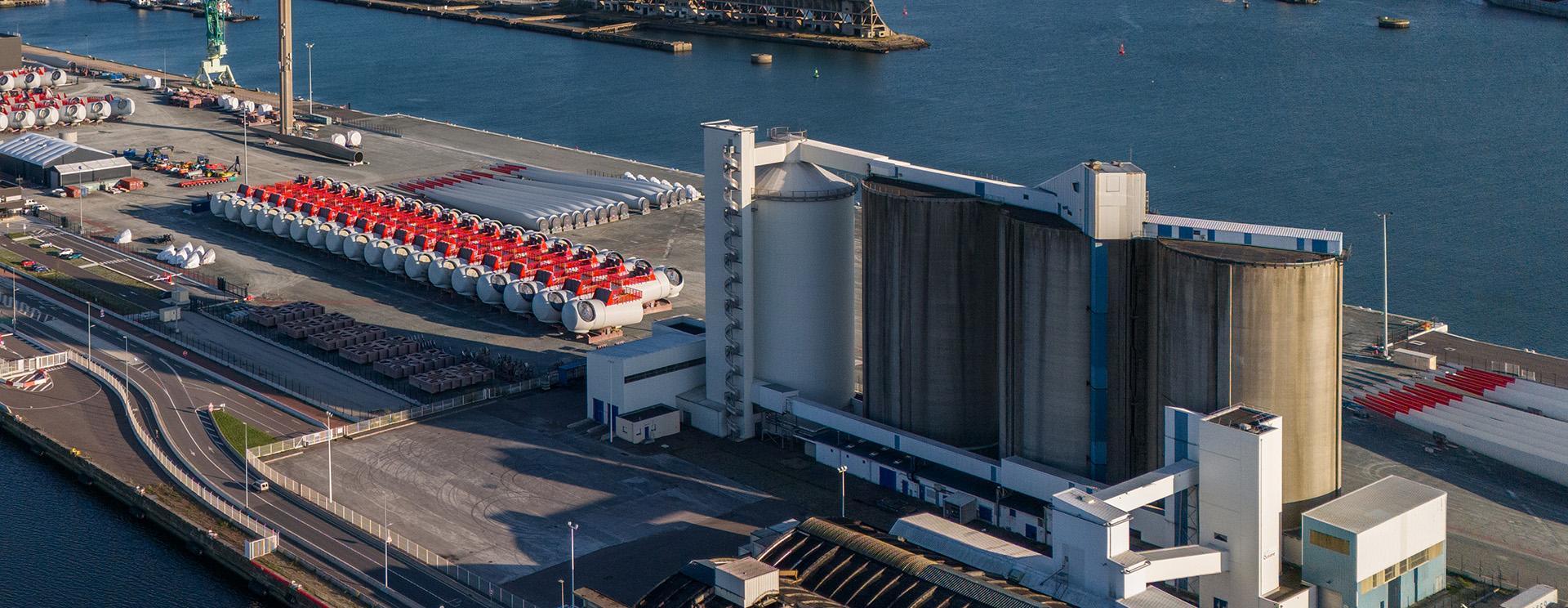 Silo Sucre Oceane au port du Havre