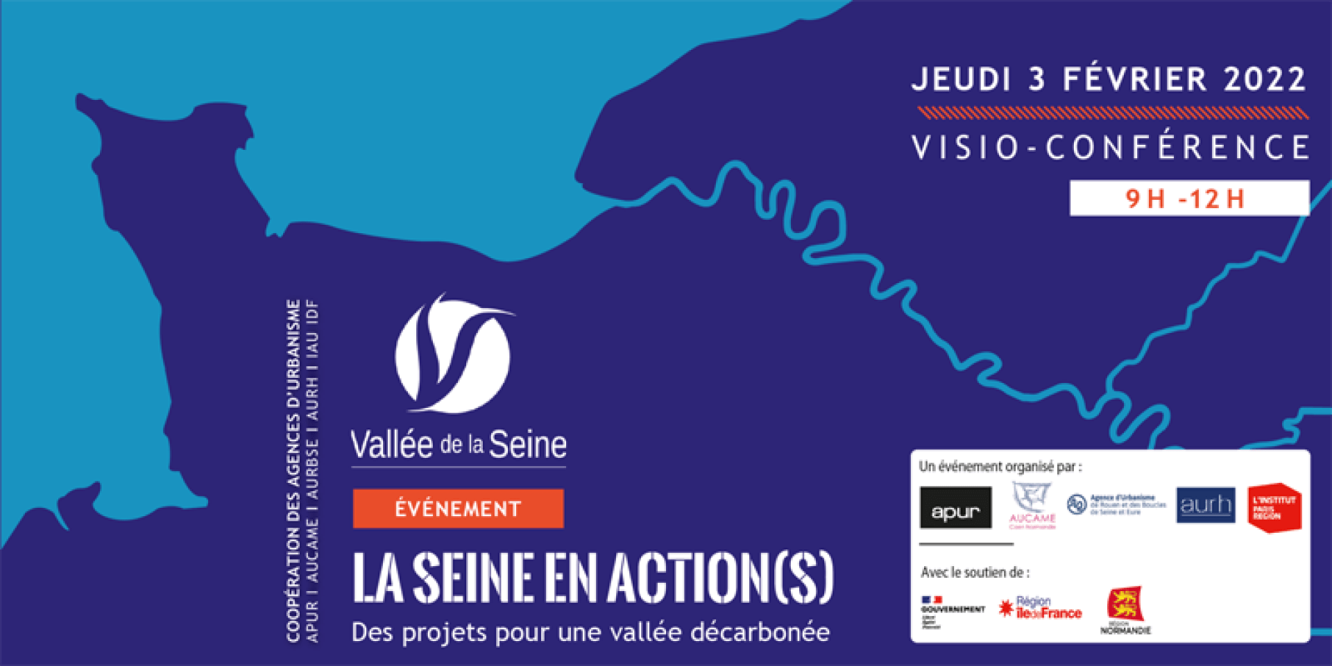 Visio-conférence la Seine en action(s) - Agrandir l'image, fenêtre modale