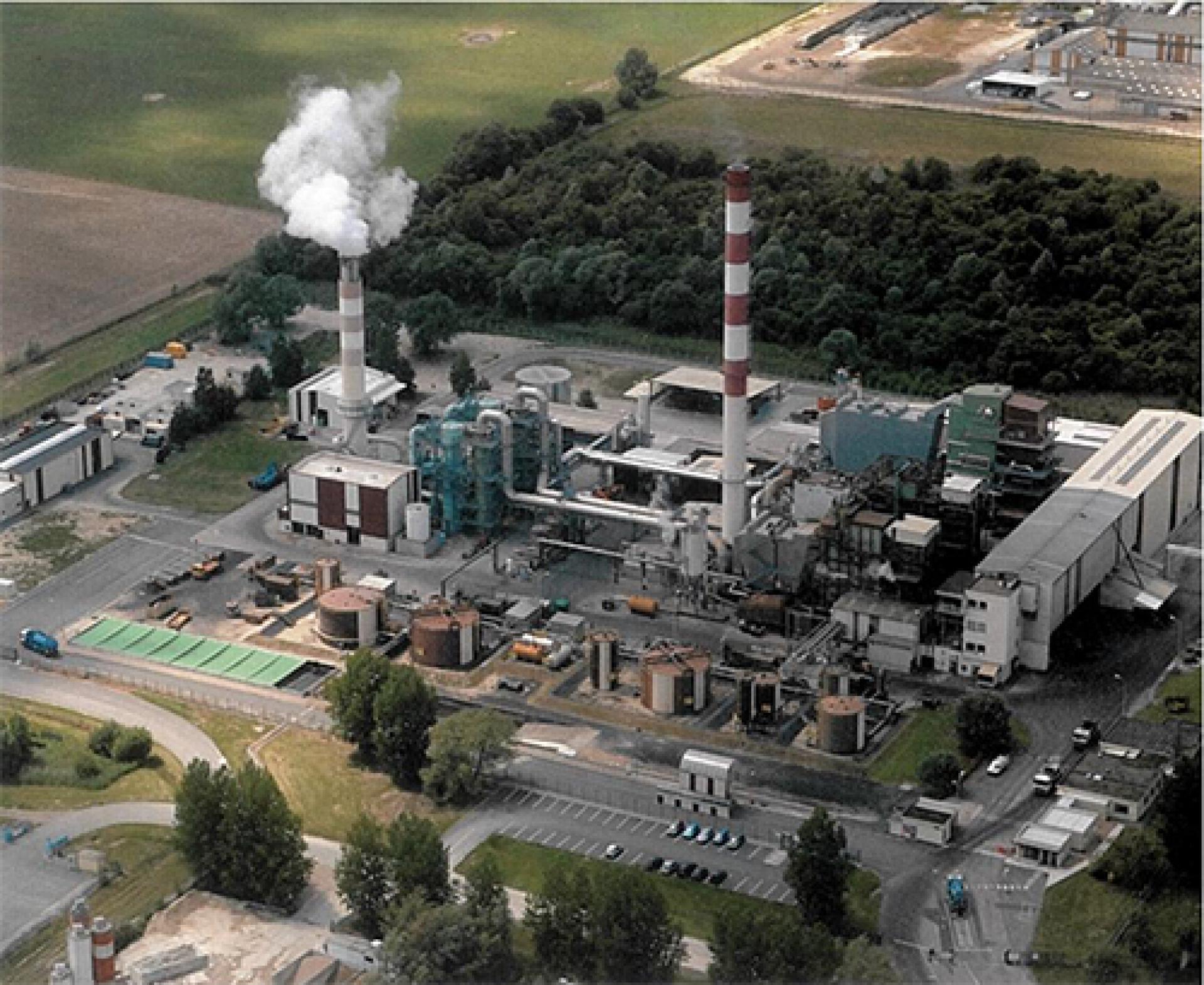 Vue aérienne de l'usine SEMEDI au Havre - Agrandir l'image, fenêtre modale