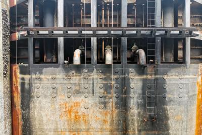 Port P3 de l'écluse François 1er vue de l'intérieur - Agrandir l'image 3 sur 8, fenêtre modale