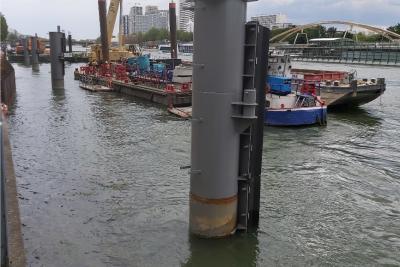 Travaux quai Blériot à Paris - Nouveau DAC avec la défense - Agrandir l'image 7 sur 8, fenêtre modale