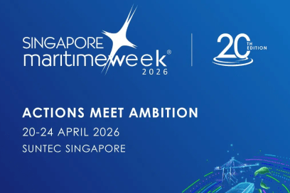 Affiche Singapore Maritime Week 2026 - Agrandir l'image, fenêtre modale