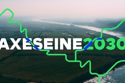 Vue sur l'artère de la Seine - axe Seine 2030 - Agrandir l'image, fenêtre modale