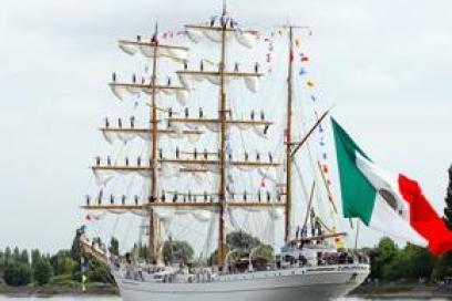 Bateau lors de l'Armada 2023 à Rouen - Agrandir l'image, fenêtre modale