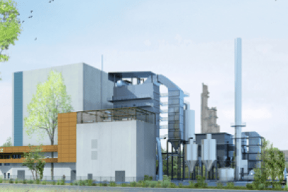 Construction du projet de centrale biomasse au Havre - Agrandir l'image, fenêtre modale