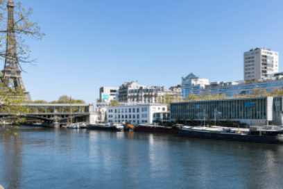 Vue du siège de la direction territoriale HAROPA PORT I Paris - Agrandir l'image, fenêtre modale