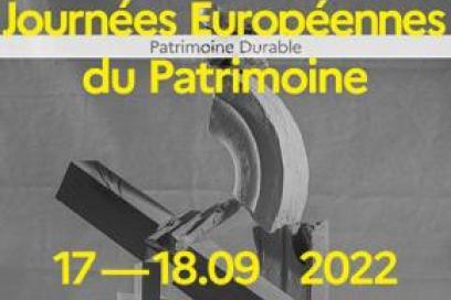 Affiche des Journées Européennes du Patrimoine 2022 - Agrandir l'image, fenêtre modale