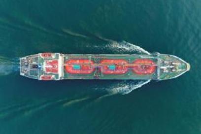 Navire GNL en mer - Enlarge image, modal window