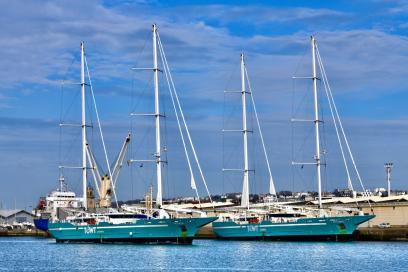 voiliers cargos de TOWT (TransOceanic Wind Transport), Anemos et Artemis - Agrandir l'image, fenêtre modale