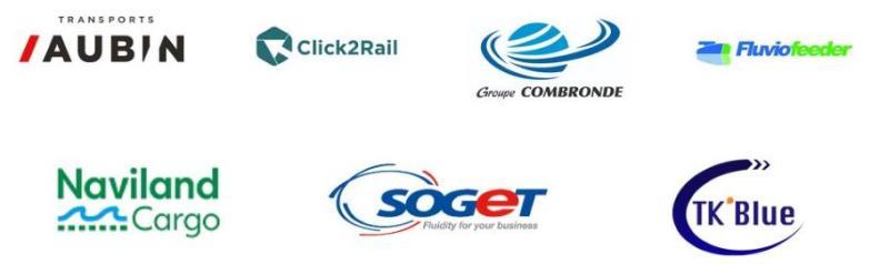 logos des partenaires HAROPA PORT à la SITL 2022 - Enlarge image, modal window