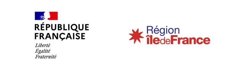 Logos état et Ile de France - Agrandir l'image, fenêtre modale