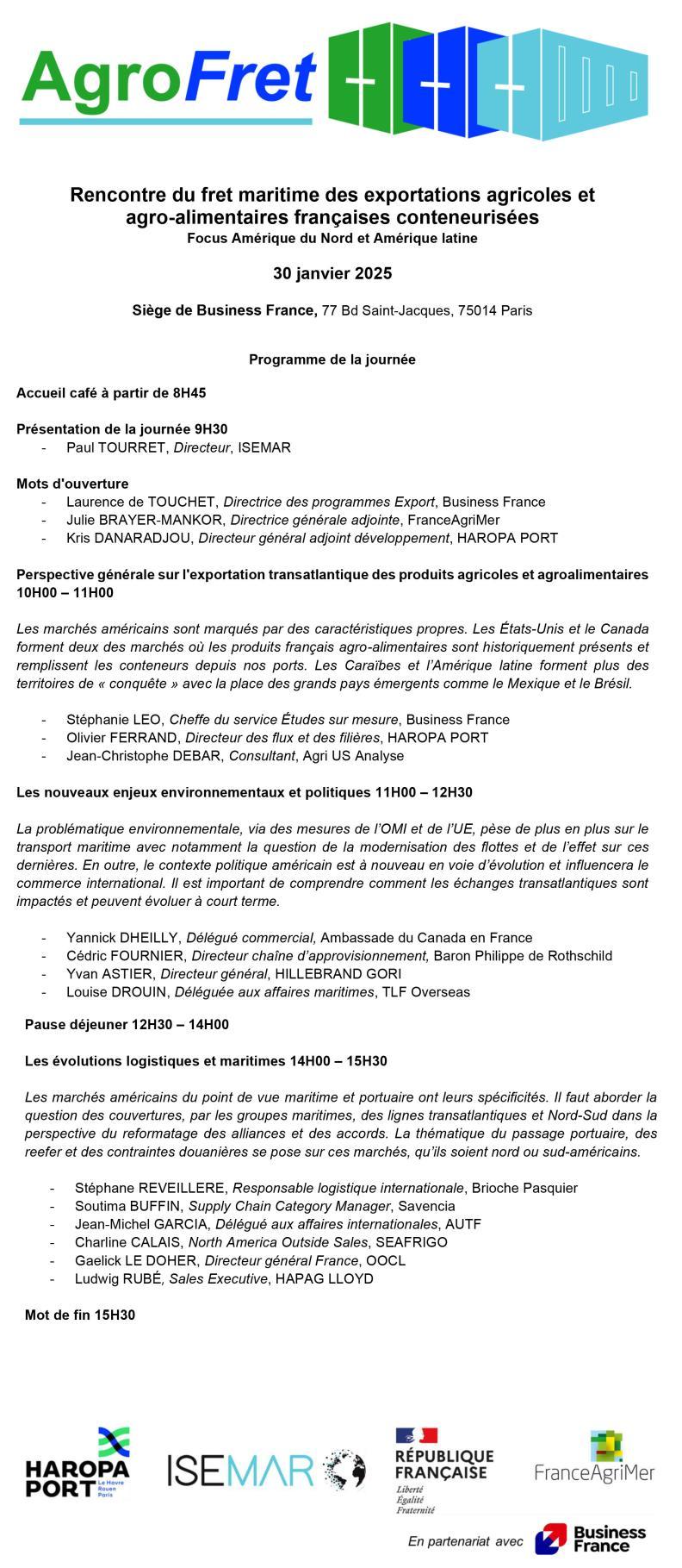 Programme AgroFret - Agrandir l'image, fenêtre modale